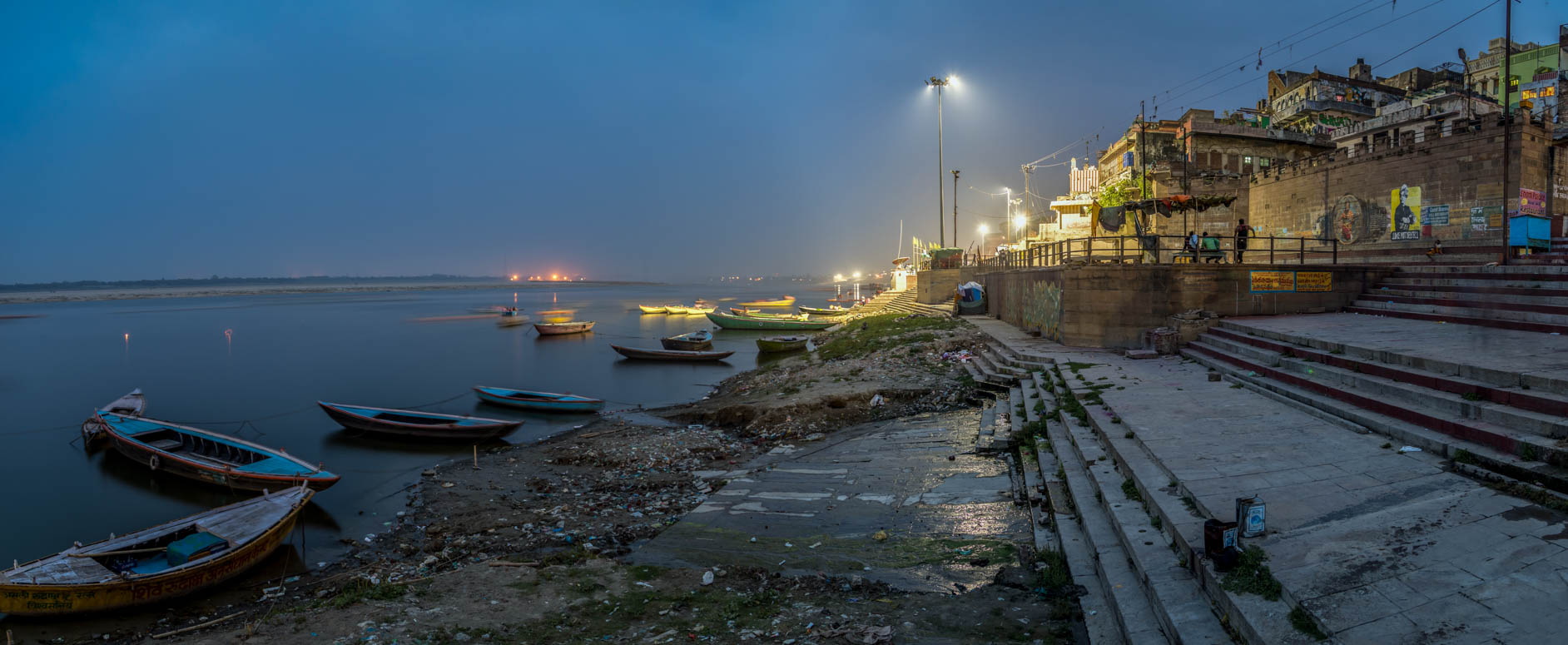 Nighttime at the Ghats