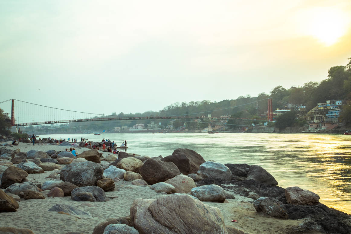 Sonnenuntergang am Ganges