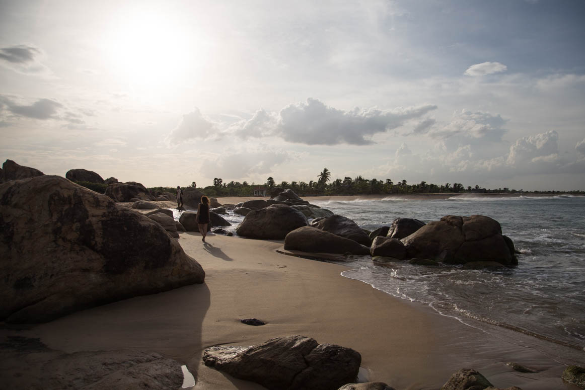 walk along the beach