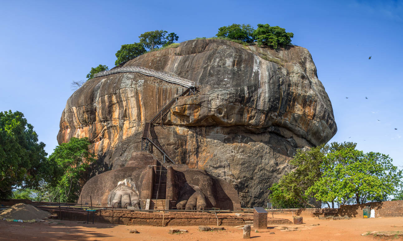Der Sigiriya Rock und seine Pfoten