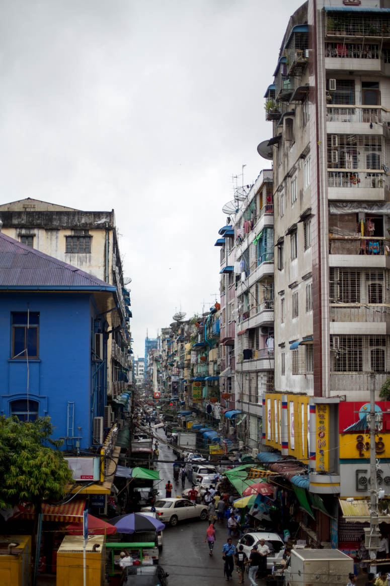 Yangons Straßen