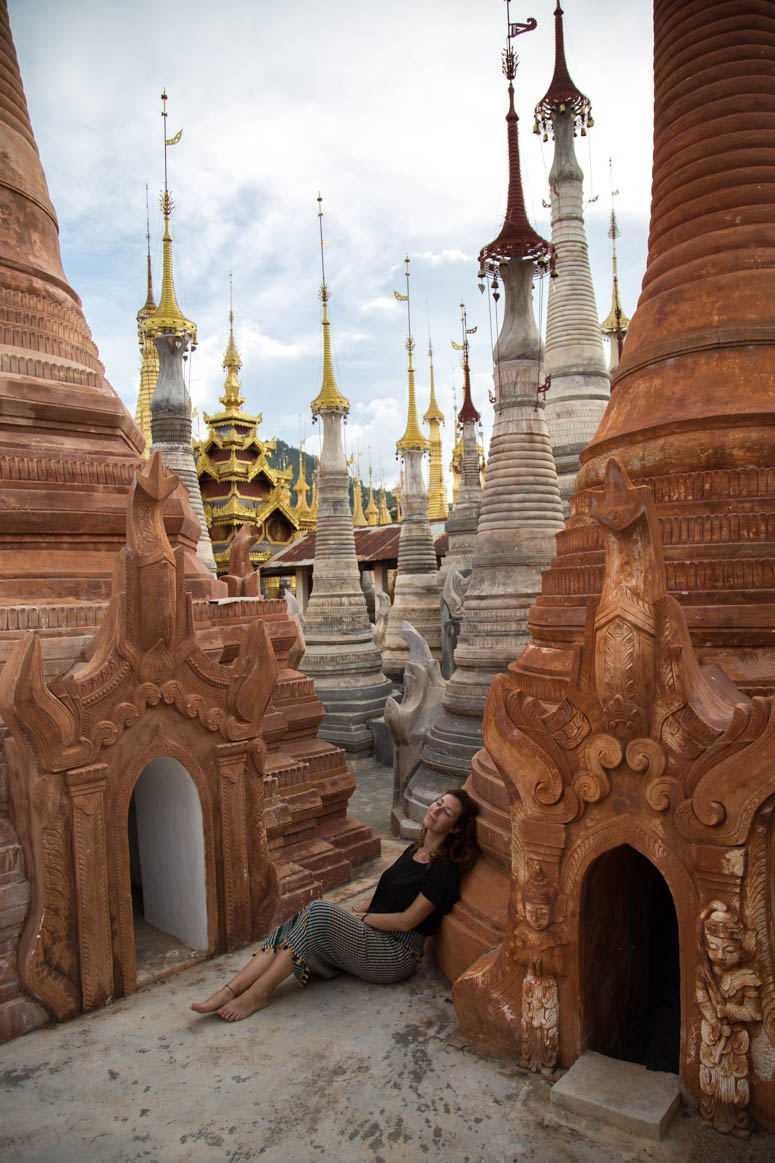 Eins mit der Shwe-Oo-Min Pagode