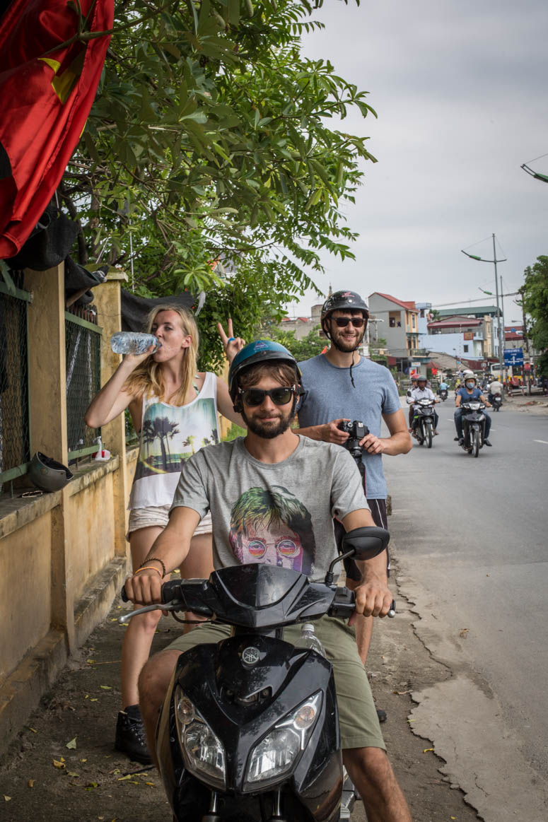 Mopedtour zu Viert