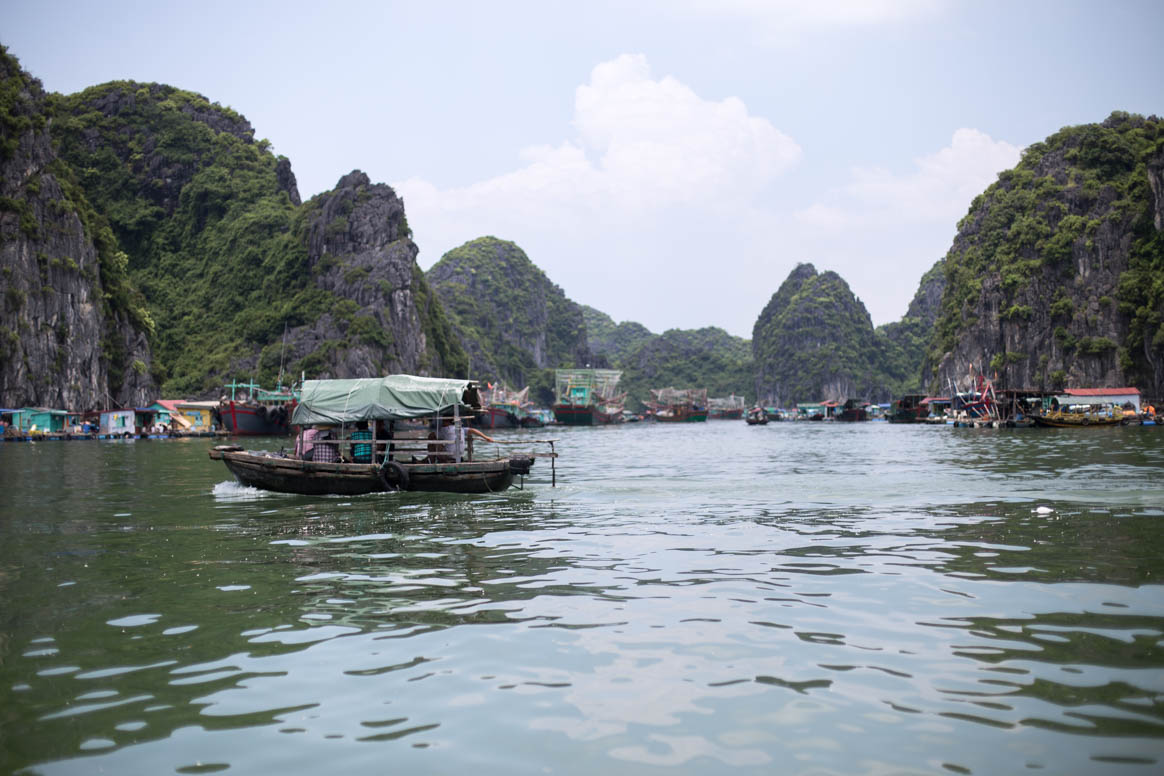 Floating Villages in der Lan Ha Bay