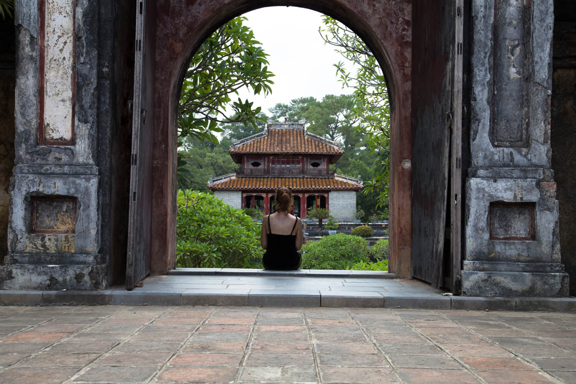 Blick auf den Minh Lauh Pavillion