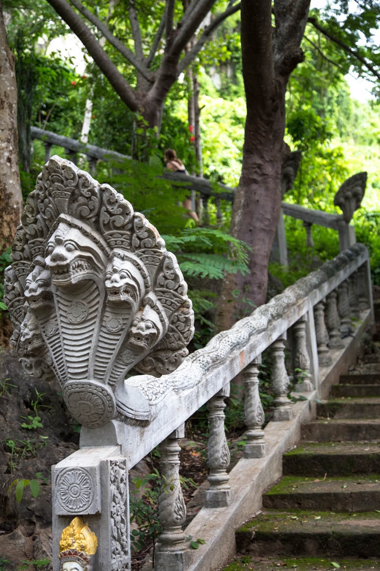 Stiege zum Tempel hinauf