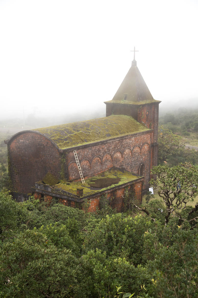 Die Kirche von oben