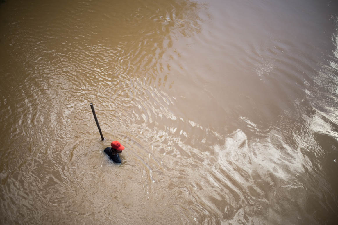 Fischer im Fluss