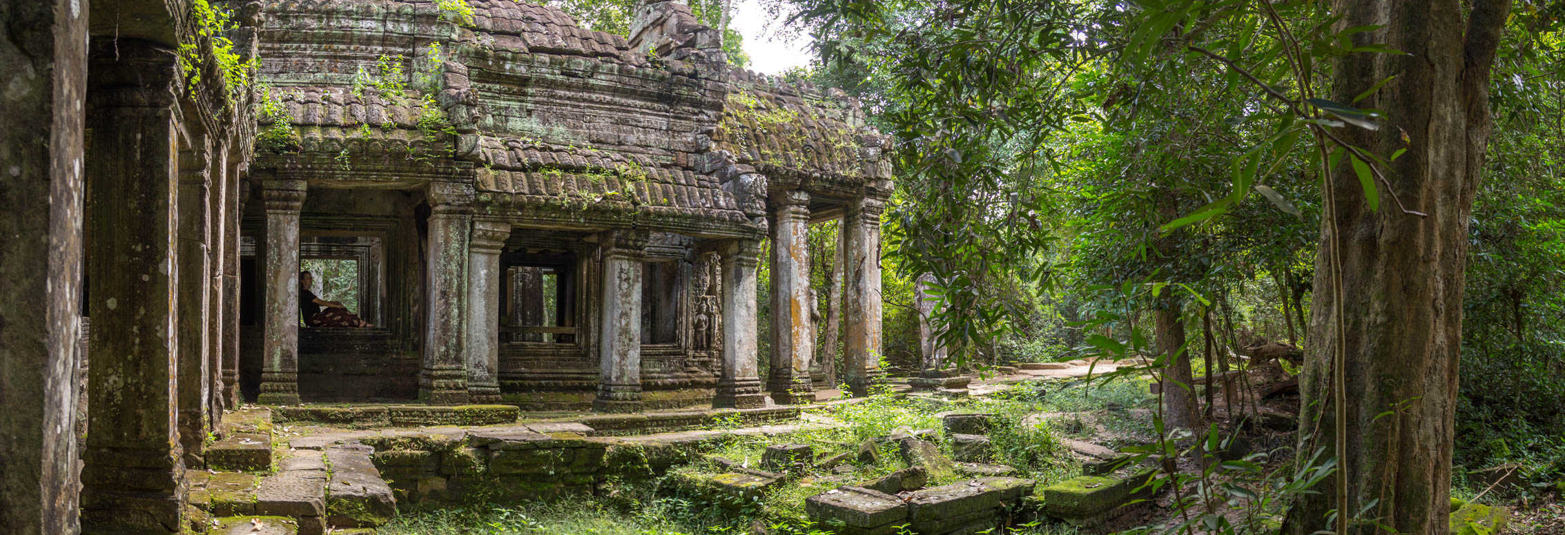 Der Ausblick aus dem Tempel