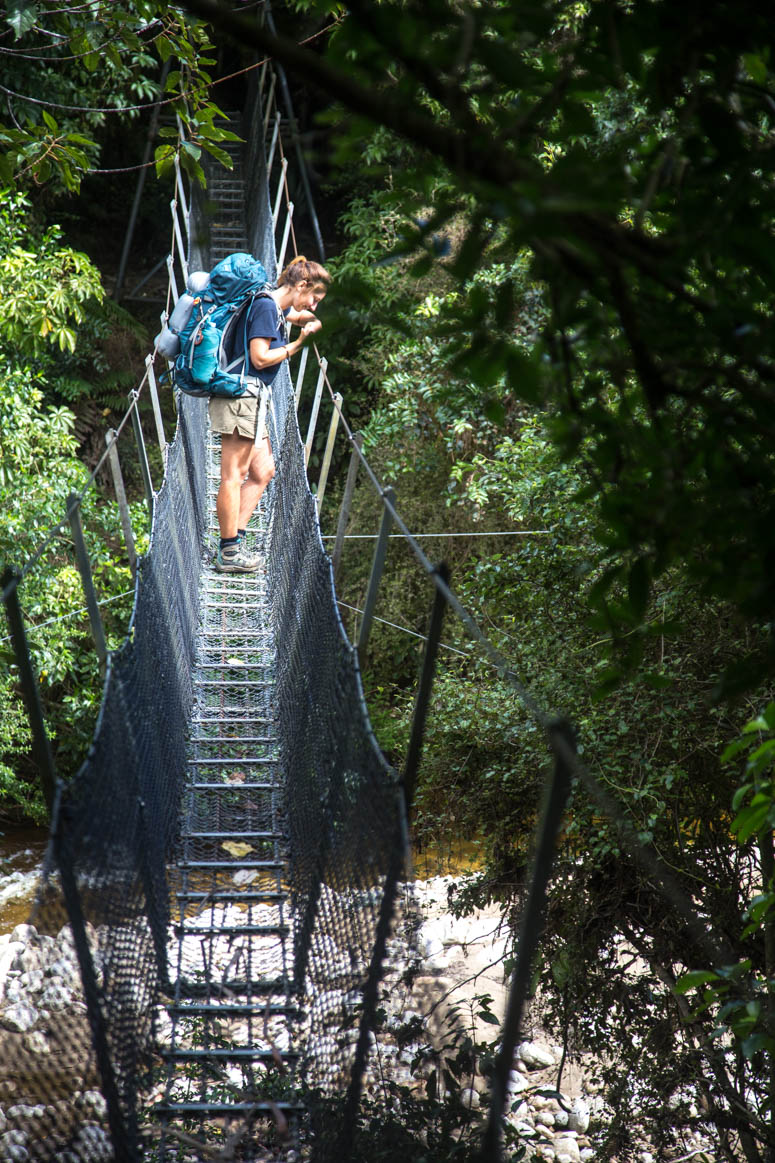 Hängebrucke am Heaphy Track