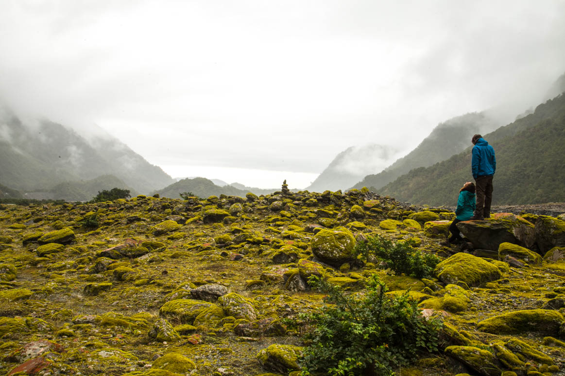 Paus auf der Franz Josef Wanderung