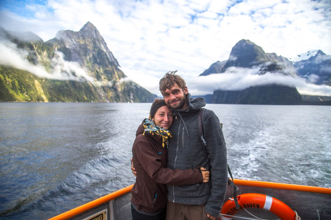 gemeinsam im Milford Sound